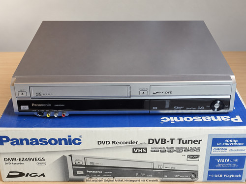 Panasonic dmr ez49vegs vhs - panasonic,