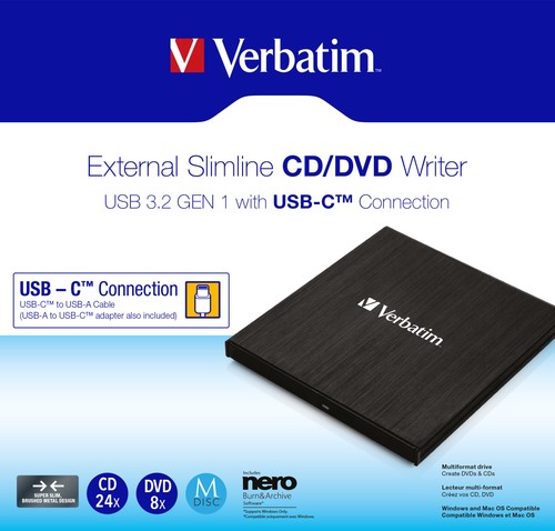 Verbatim dvd recorder - recorder,, usb